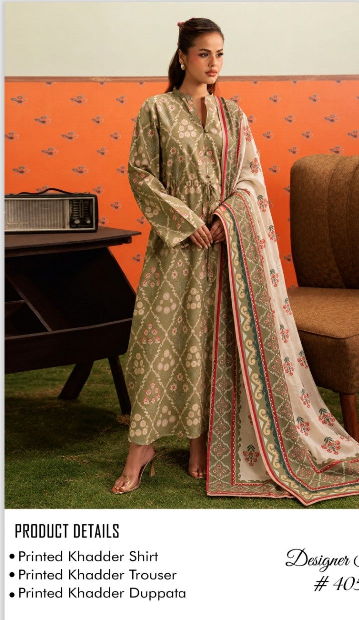 Afsanah Premium 3-piece Khaddar Collection
