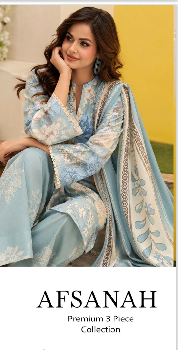 Afsanah Premium 3-piece Khaddar Collection