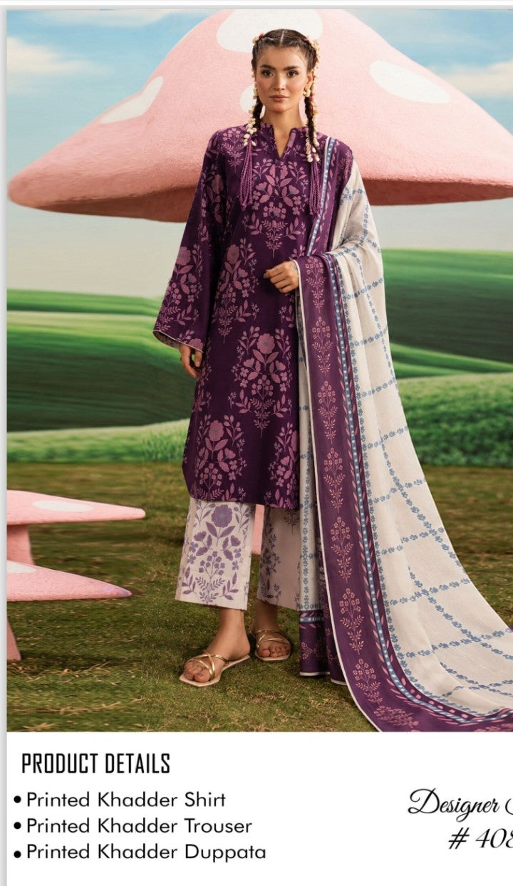 Afsanah Premium 3-piece Khaddar Collection