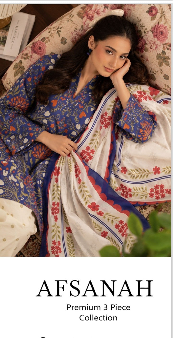 Afsanah Premium 3-piece Khaddar Collection