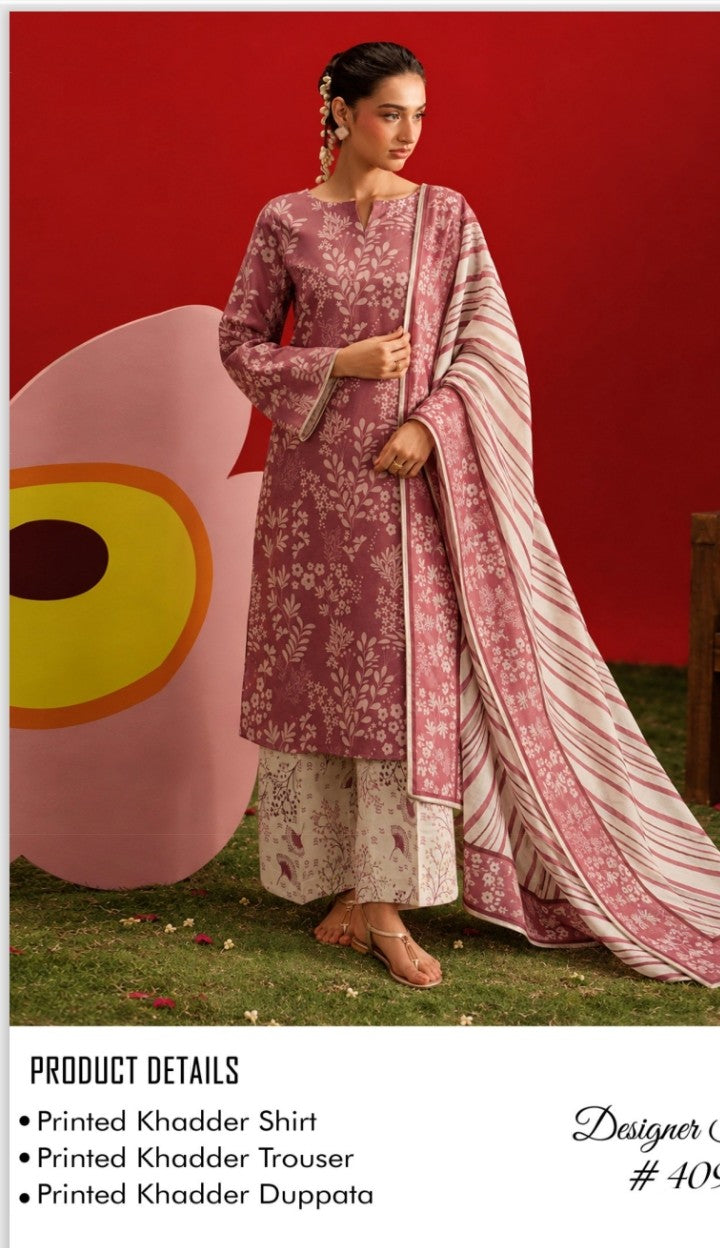 Afsanah Premium 3-piece Khaddar Collection