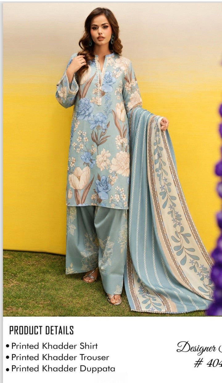 Afsanah Premium 3-piece Khaddar Collection